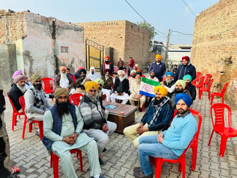 ਕਿਸਾਨ ਮਜ਼ਦੂਰ ਸੰਘਰਸ਼ ਕਮੇਟੀ ਪੰਜਾਬ ਵੱਲੋਂ ਫਰੀਦੇ ਵਾਲਾ ਵਿੱਚ ਨਵੀਂ ਇਕਾਈ ਦਾ ਕੀਤਾ ਗਿਆ ਗਠਨ 