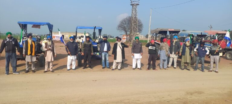 13 ਫਰਵਰੀ ਦਿੱਲੀ ਕਿਸਾਨ ਮਜਦੂਰ ਅੰਦੋਲਨ ਦੀਆਂ ਤਿਆਰੀਆਂ ਨੂੰ ਲੈ ਕੇ ਕੱਢੀ ਟਰੈਕਟਰ ਰੈਲੀ – ਕਿਸਾਨ ਮਜਦੂਰ ਸੰਘਰਸ਼ ਕਮੇਟੀ ਪੰਜਾਬ